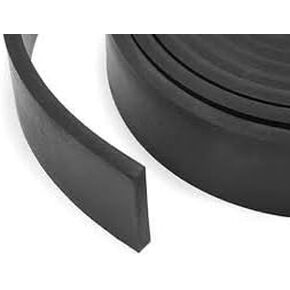 Sponge Rubber Seal 0.39" Height X 1.57" Width | Universal weatherstrip Extrusion Neoprene Strip (20 Feet)