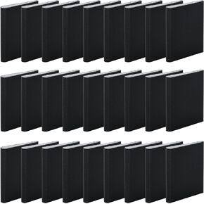 27 Pack Door Corner Seal Foam Self-Adhesive Corner Seal Pads Exterior Door Frame Seal Wedge Weather Stripping Draft Stopper for Door or Window Weather Stripping Noise Stopping, Black