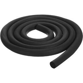 uxcell Foam Rubber Weather Seal Strip, 2mm(5/64") Diameter 3 Meters (9.84Ft) Long Round EPDM Rubber for DIY Gasket, Warehouse, Pads, Foam Tubing, Crafts
