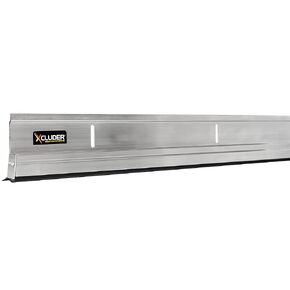 Xcluder 48" Versa-Line Door Sweep, Mill Aluminum Finish – Seals Out Animals, Easy to Install, Maximum Adjustability; Under-Door Seal; Chew Proof
