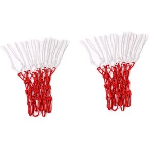 2pcs Mini Sling Bag Basketball Rim Outdoor Sports Accessories Basketball Hoops Outdoor Basket net Basketball mesh net mesh Bag nets Woven Basket Individual Two-Color The Chain