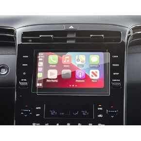 SXCY for 2022 2023 2024 Hyundai Tucson/Santa Cruz Screen Protector 10.25 Inch for 2024 Hyundai Tucson SE/SEL/XRT/N Line/Limited Accessories 2024 Tucson/Santa Cruz Navigation Display Radio Screen