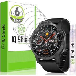 IQShield Screen Protector Compatible with Garmin Venu (2019)(6-Pack) Anti-Bubble Clear TPU Film