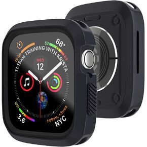D & K Exclusives Compatible with Apple Watch 38mm Case, Shockproof Sport Protective Bumper Case for iWatch Women Men Kids GPS iWatch Series 3/2/1, Black, Blue