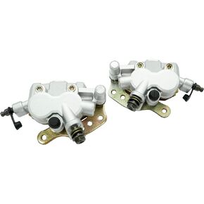 M MATI Front Left Right Brake Caliper & Pads for Suzuki ATV Quadmaster 500 LTA500 Quadracer 450 LTR450 Quadrunner 500 LTF500 59300-09F20-999 59100-09F20-999