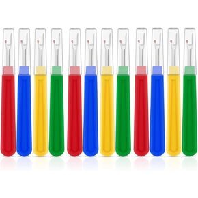 12 PCS Seam Ripper Stitch Remover Tool Sewing Thread Removing Seams Rippers Kit Removing Unwanted Hems and Seams Small Thread Cutter for Crafting Handy Embroidery Removing Tools Scissors Unpicker