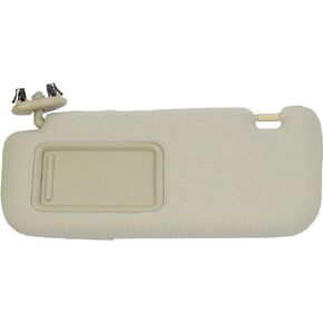 Dasbecan Left Driver Side Sun Visor Compatible with Toyota Corolla 2009 2010 2011 2012 2013 Sunvisor Cloth