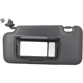 Driver Side Sun Visor w/Mirror & Led Light Fits for 2016-2022 Honda HRV Replaces 83280-T7W-A12ZA Dark Gray in Kuwait