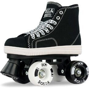 Crazy Skates Rolla Roller Skates for Boys and Girls - Sneaker-Style Kids Quad Skates