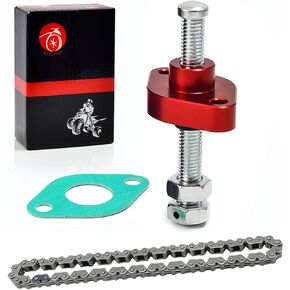 Cam Timing Chain & CNC Tensioner Lifter Gasket Kit Compatible with Honda Foreman 400 450 TRX400FW TRX450 TRX450ES TRX450S 1995-2004 14401-HM7-003 14520-GY6-901