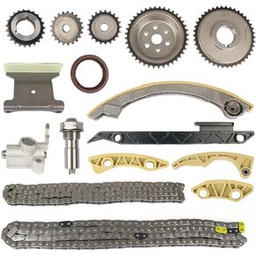 9-4201S Timing Chain Kit Tensioner Guide Rail Sprocket for Buick LaCrosse Regal Verano;Chevy Captiva Sport Cobalt Equinox HHR Malibu;GMC Terrain;Pontiac G5 Solstice;Saab 9-3 Aura Ion Sky Vue