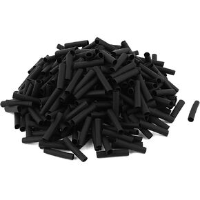 uxcell Wire Wrap Sleeve 5mm Dia 30mm Long Heat Shrink Tubing 360pcs Black
