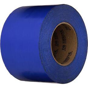 Dr. Shrink DS-704B Blue 4" x 180' Shrink Tape