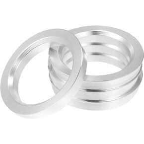 X AUTOHAUX 4pcs OD 71.5mm to ID 51.1mm Aluminum Alloy Car Hub Centric Rings Wheel Bore Center Spacer