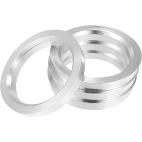 X AUTOHAUX 4pcs OD 71.5mm to ID 51.1mm Aluminum Alloy Car Hub Centric Rings Wheel Bore Center Spacer