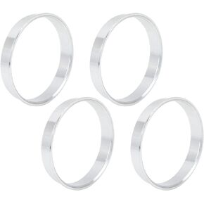 X AUTOHAUX 4pcs 60.1 to 54.1 mm Aluminium Alloy Car Hub Centric Rings Wheel Bore Spacer