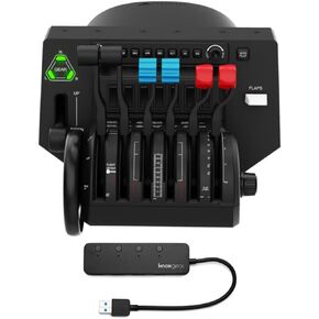 Honeycomb Aeronautical Bravo Throttle Quadrant Bundle with 4-Port USB 3.0 Hub (2 Items) in Kuwait