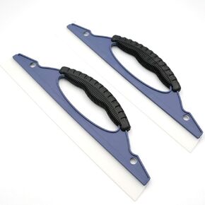 2 قطعة أدوات تنظيف زجاج السيارة مجفف تلقائي دش سيليكون ممسحة تنظيف مكشطة in Kuwait