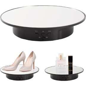 Rotating Display Stand Turntable Stand Black Spinning Stand for Product Shows with Telecontroller