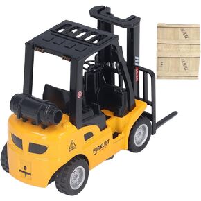 Alloy Forklift, Pull Back Function 360 Degree Polishing Forklift Toy for Play