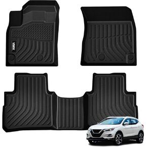 Floor Mats Fit for Nissan Rogue 2021 2022 2023 2024 (No Sport Models), Car Mats All Weather Custom Floor Liners Full Set, TPE Car Accessories NOT Fit Rogue Sport Odorless Non-Slip in Kuwait