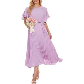 Plus Size Maternity Dress, Maternity Dress for Wedding Guest Maternity Dress for Baby Shower Formal Maternity Dress Wedding Guest Dresses for Women (Orchid Pink XL)