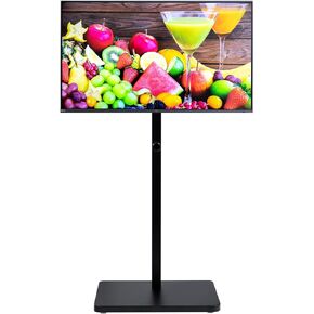 حامل تلفزيون أرضي لتلفزيون LCD LED 4K مسطح منحني مقاس 32-65 بوصة - حامل تلفزيون أرضي دوار للزاوية وغرفة النوم، وإدارة الكابلات، يمكن أن يدعم حوالي 100 رطل - حامل تلفزيون أرضي عالي التحمل، الحد الأقصى 600 × 400 مم. in Kuwait