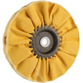 Woodstock D2515 6-Inch by 12 Ply by 1/2-Inch Hole Hard Airway Buffing Wheel