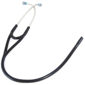 Replacement Tube (Dual Lumen binaurals) fits All Leading Brand Single-Head Cardiology Stethoscopes T72 Black