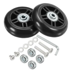 PATIKIL Replacement Luggage Suitcase Wheels Repair Kit, 70mmx23mm Wear-Resistant & Mute 360 Swivel Caster Wheels