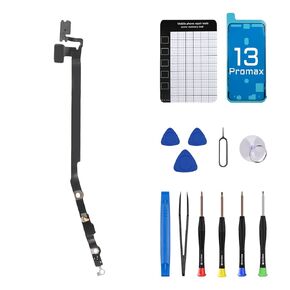 for iPhone 13 PRO MAX Wireless Bluetooth Antenna Flex Cable Replacement 13 PROMAX Bluetooth Connection Cable Part with Repair Tool Tweezers Fix Kit A2641 A2643 A2644 A2645 A2484