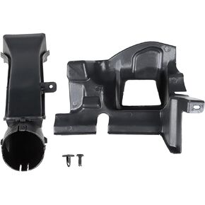 Left Front Driver Side Intake Inlet Tube & Shield Replacement for Charger Hellcat 2019 2020 68424623AA 6506132AA 68394595AB