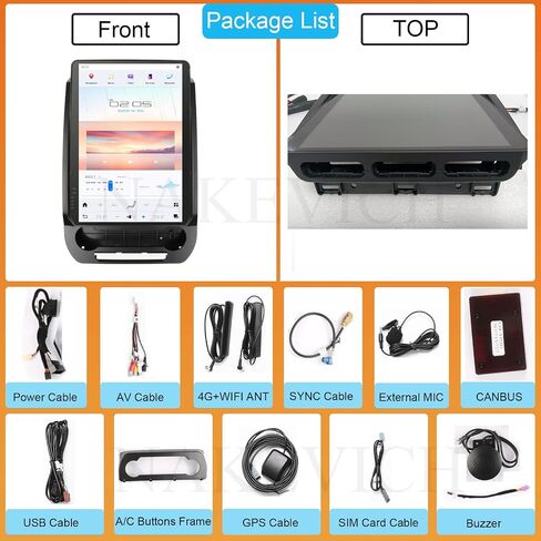 14.4 Inch Qualcomm Android 11 Car Radio for Ford Expedition 2018 2019 2020 2021 Stereo Replacement Tesla Style Dash IPS Touch Screen Android Auto GPS Navigation Head Unit Multimedia Player in Saudi Arabia