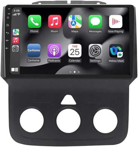 for Dodge RAM 1500 2500 3500 2013 2014 2015 2016 2017 2018, Android Touch Screen 2+32GB/GPS Car Stereo Replacement with Wireless CarPlay Android Auto in Kuwait