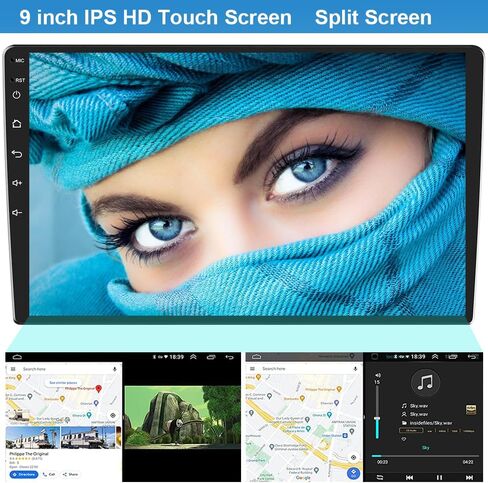 for Dodge RAM 1500 2500 3500 2013 2014 2015 2016 2017 2018, Android Touch Screen 2+32GB/GPS Car Stereo Replacement with Wireless CarPlay Android Auto in Kuwait