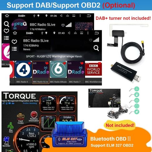for Dodge RAM 1500 2500 3500 2013 2014 2015 2016 2017 2018, Android Touch Screen 2+32GB/GPS Car Stereo Replacement with Wireless CarPlay Android Auto in Kuwait