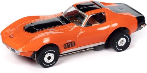 Auto World Thunderjet Baldwin Motion - 1970 شيفروليه كورفيت (أحمر) سيارة بفتحة HO in Kuwait