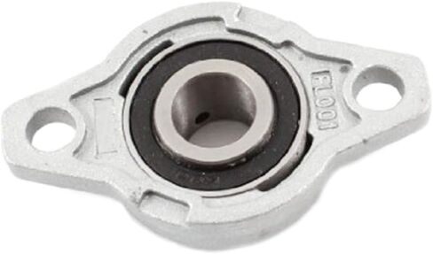 12mm Inner Diameter Mounted Block Cast Housing Self-aligning Pillow Bearing 2-Bolt Flange UFL001 2PCS in Saudi Arabia