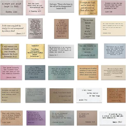 60 قطعة من ملصقات آية الكتاب المقدس، ملصقات كتابة الكتاب المقدس العتيقة من Icicirim لمستلزمات اليومية، ملصقات مقاومة للماء من الفينيل لوازم سجل القصاصات المسيحية هدايا مسيحية in Kuwait