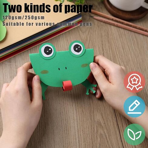 HEYPLACE 100 Sheets Construction Paper A4, Heavy Duty Craft Paper Colored Art Cardstock for DIY Crafts Card Making Scrapbook Classroom Supplies in Saudi Arabia