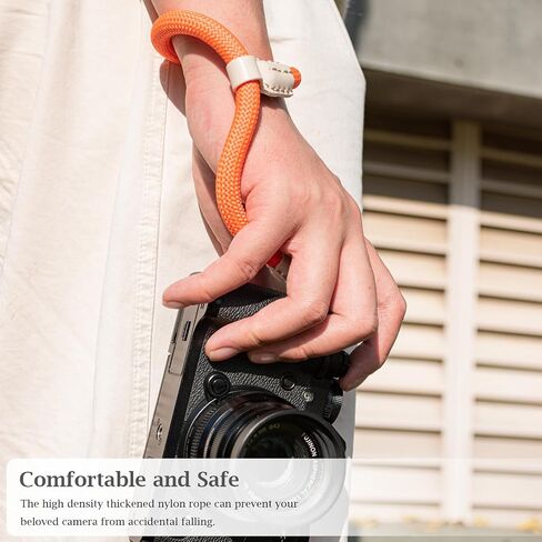 VOVMOEYA Rope Camera Wrist Strap for Sony Fujifilm Nikon Canon DSLR - Hand Strap - Blue in Saudi Arabia