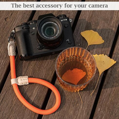 VOVMOEYA Rope Camera Wrist Strap for Sony Fujifilm Nikon Canon DSLR - Hand Strap - Blue in Saudi Arabia