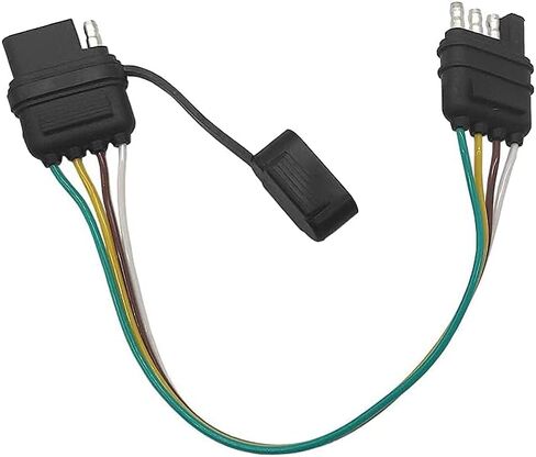 4 دبوس موصل مقطورة مسطحة 1 قدم 4-Way مقطورة مسطحة تمديد تسخير مقطورة 4-سلك التوصيل in Kuwait