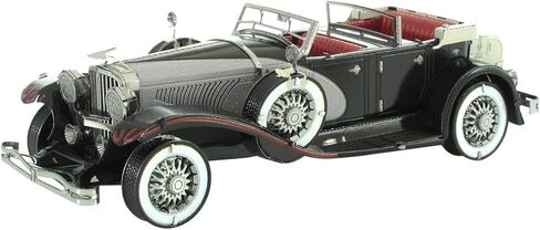 لغز سيارة ثلاثي الأبعاد من Fascinations Metal Earth Duesenberg Ii Sj 1934. لغز معدني للمركبة. بناء نماذج للكبار مستوى التحدي 10.01 × 3.99 × 2.59 سم in Saudi Arabia