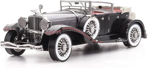 لغز سيارة ثلاثي الأبعاد من Fascinations Metal Earth Duesenberg Ii Sj 1934. لغز معدني للمركبة. بناء نماذج للكبار مستوى التحدي 10.01 × 3.99 × 2.59 سم in Saudi Arabia