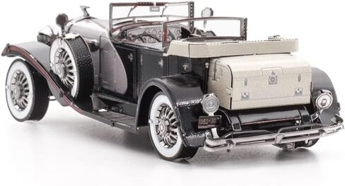لغز سيارة ثلاثي الأبعاد من Fascinations Metal Earth Duesenberg Ii Sj 1934. لغز معدني للمركبة. بناء نماذج للكبار مستوى التحدي 10.01 × 3.99 × 2.59 سم in Saudi Arabia