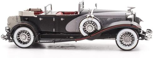 لغز سيارة ثلاثي الأبعاد من Fascinations Metal Earth Duesenberg Ii Sj 1934. لغز معدني للمركبة. بناء نماذج للكبار مستوى التحدي 10.01 × 3.99 × 2.59 سم in Saudi Arabia