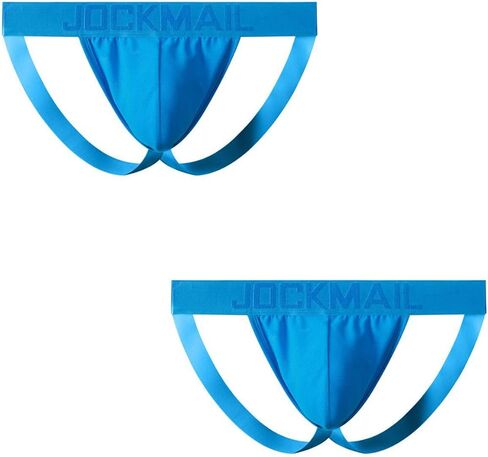 JOCKMAIL Mens Jock strap Underwear Athletic Supporter Performance Jockstrap Elastic 2 Pack in Kuwait