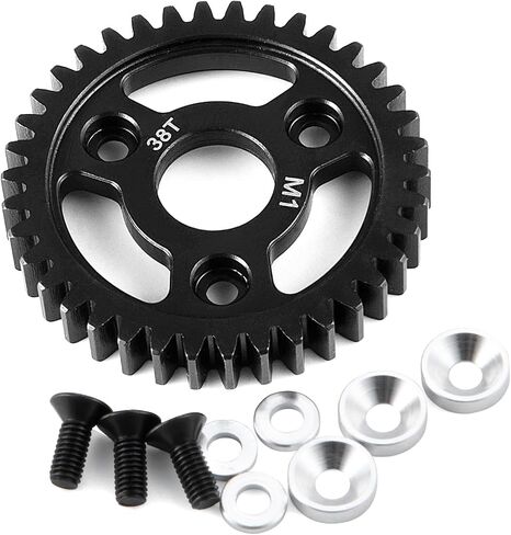Carbon Steel 1M 36T 38T 40T Main Spur Gear for 1/8 Tra-xxas Revo 2.5 3.3 Upgrade Parts (38T) in Saudi Arabia