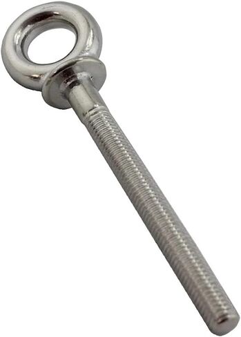 5 Pcs 316 Stainless Steel Long Shoulder Eye Bolts Heavy Duty Threaded Eyebolts with Nuts (M6) in Saudi Arabia